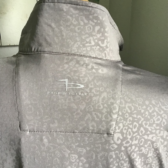 Gray three-quarter zip performance top - Picture 8 of 8
